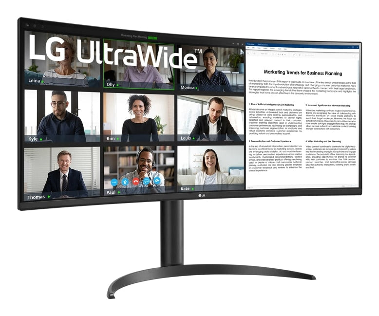 Monitor de computador LG 34WR55QK-B