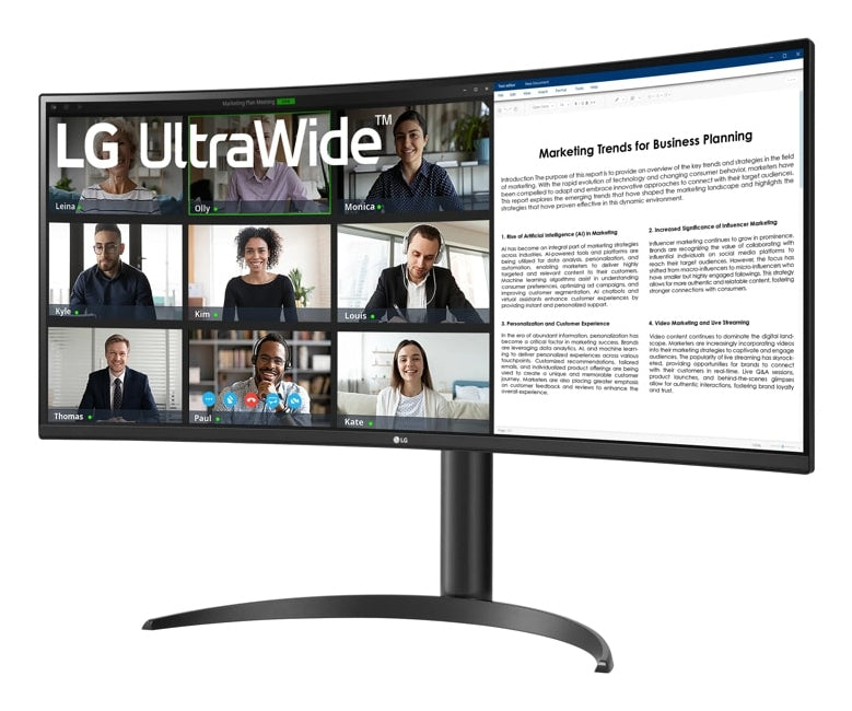 Monitor de computador LG 34WR55QK-B