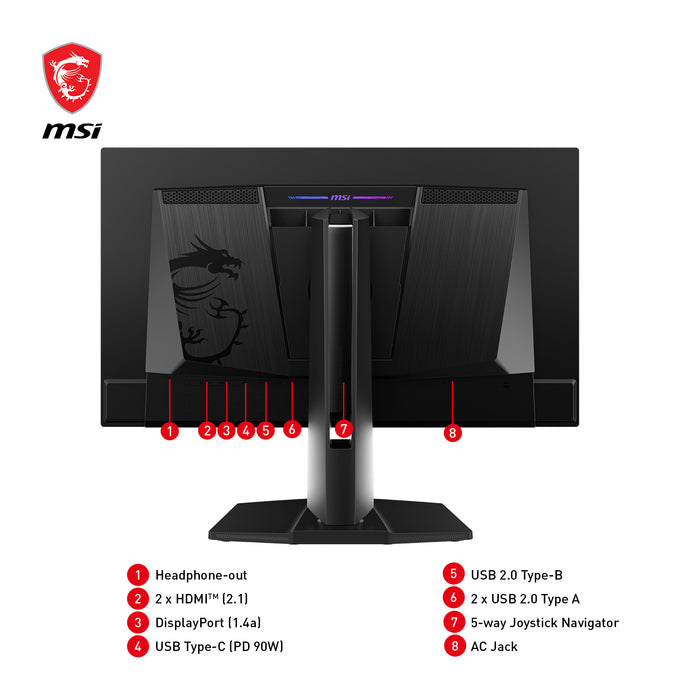 Monitor de computador MSI MPG 271QRXDE QD-OLED