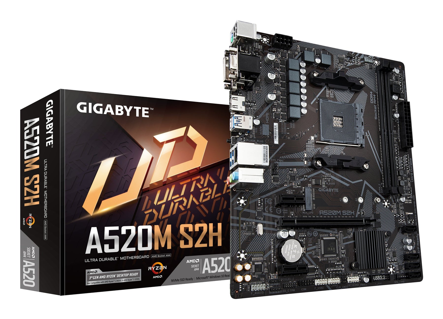 Unlock Gaming Potential with GIGABYTE A520M S2H Motherboard
