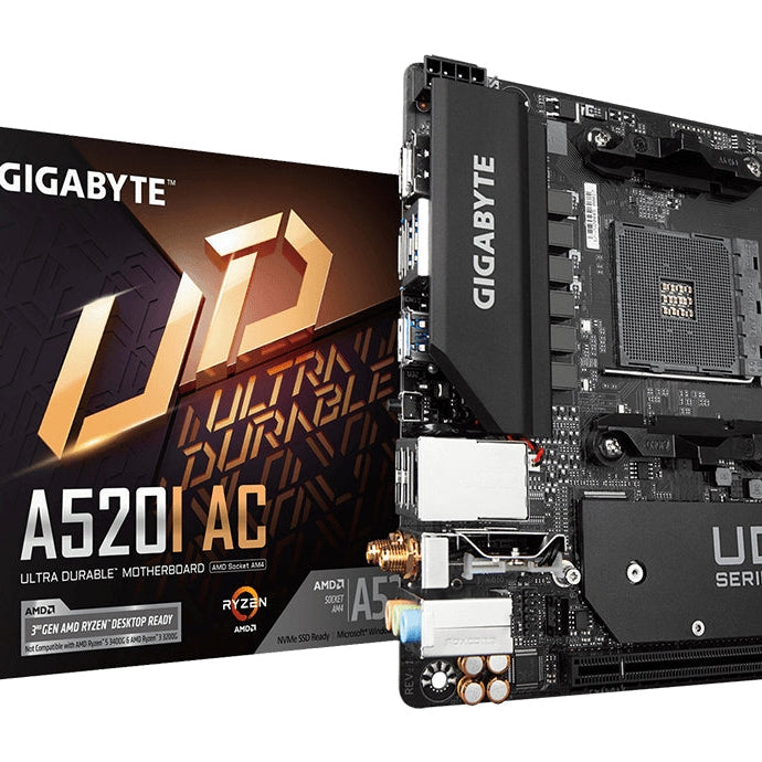 Discover Custom Gaming Power with GIGABYTE A520I AC
