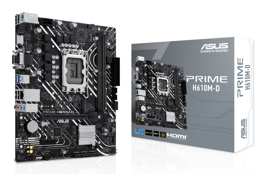 ASUS PRIME H610M-D Intel H610 LGA 1700 micro ATX