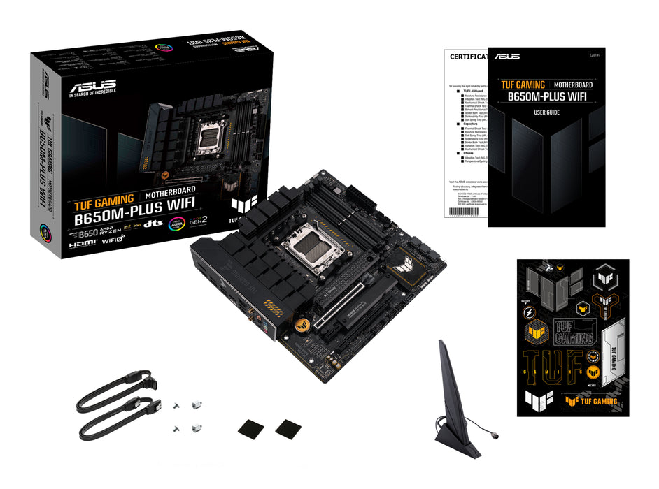 ASUS TUF GAMING B650M-PLUS WIFI AMD B650 Socket AM5 micro ATX