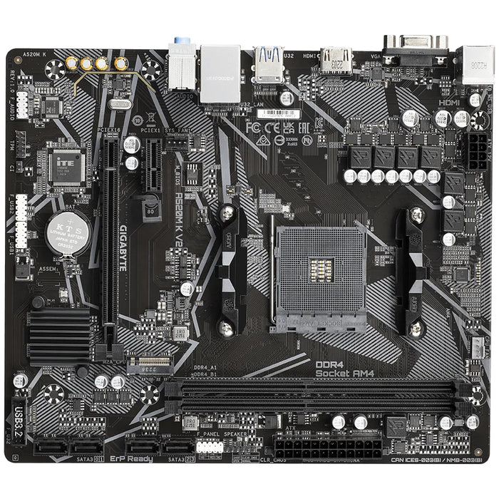 Placa base GIGABYTE A520M K V2