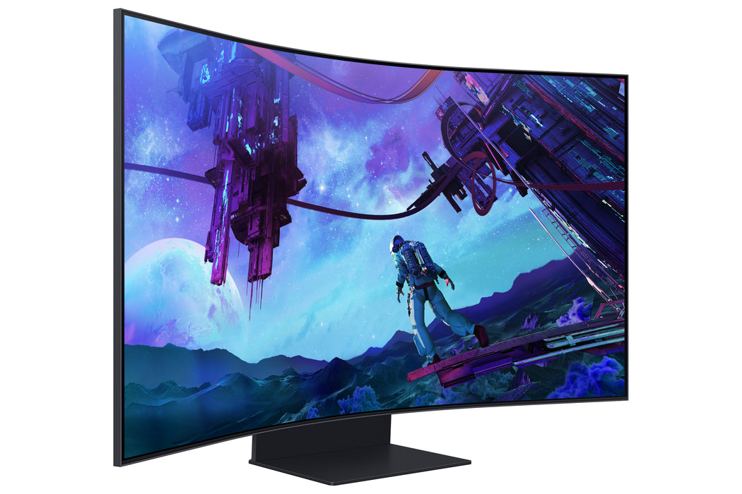 Samsung G97NC computer monitor 139.7 cm (55") 3840 x 2160 pixels 4K Ultra HD LED Black