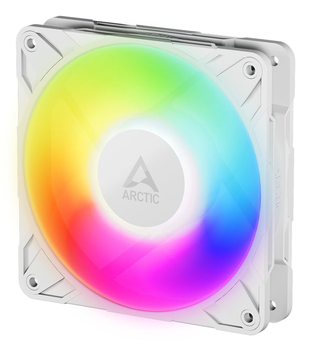 ARCTIC Freezer P12 Pro A-RGB (White) - 120 mm A-RGB PWM Fan with Cable Splitter