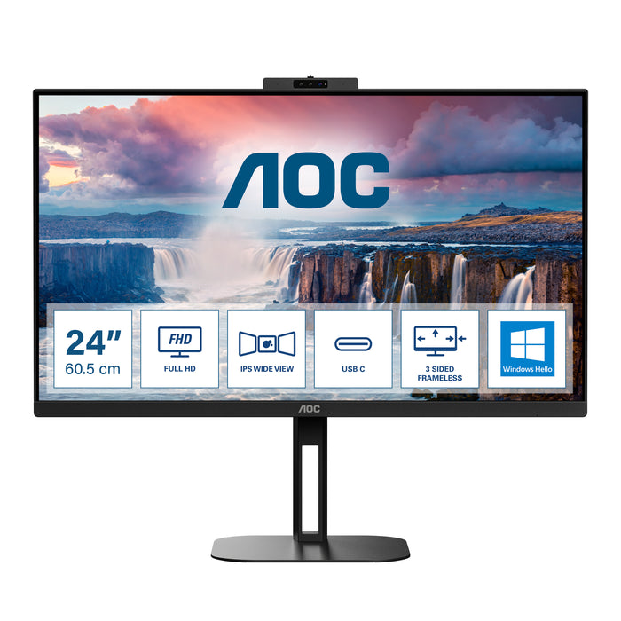 Monitor de computadora AOC V5 24V5CW/BK
