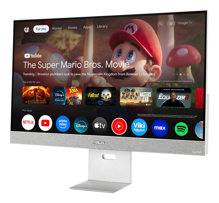 Monitor ASUS ZenScreen MS32UC de 80 cm (31,5"), 3840 x 2160 píxeles, 4K Ultra HD, LED, gris y blanco.