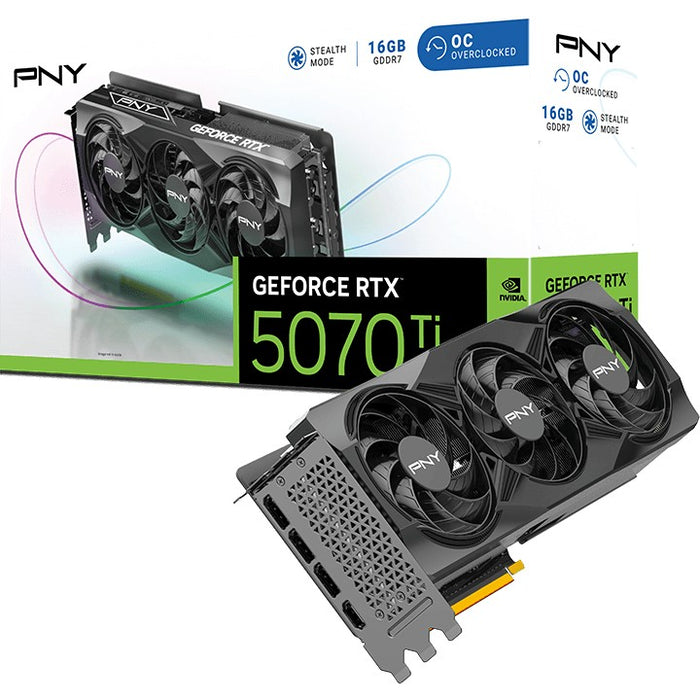PNY RTX5070 TI VERTO OC Triple Ventilador 16 GB GDDR7 HDMI 3xDP