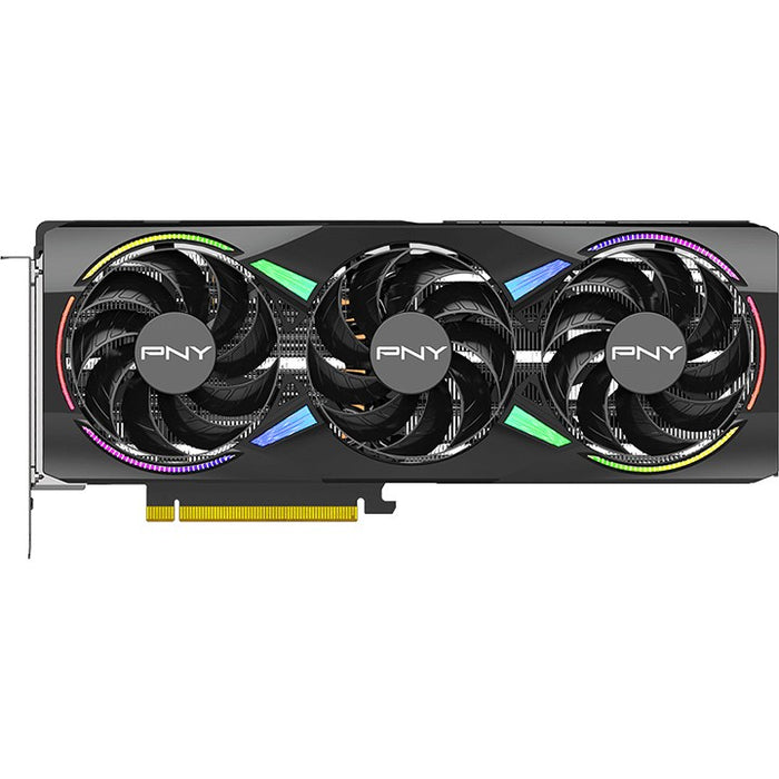 Tarjeta gráfica PNY GeForce RTX 5070 Ti ARGB EPIC-X RGB OC de triple ventilador, 16 GB de memoria GDDR7 de 256 bits, velocidad de reloj de 2,3 GHz, velocidad de memoria de 28 Gbps, 8960 núcleos CUDA, PCI-Express 5.0