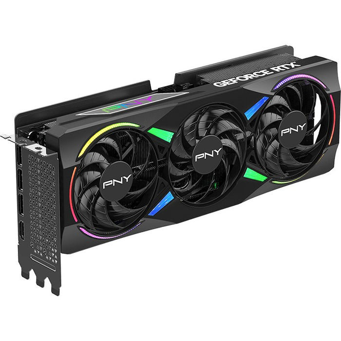 Tarjeta gráfica PNY GeForce RTX 5070 Ti ARGB EPIC-X RGB OC de triple ventilador, 16 GB de memoria GDDR7 de 256 bits, velocidad de reloj de 2,3 GHz, velocidad de memoria de 28 Gbps, 8960 núcleos CUDA, PCI-Express 5.0