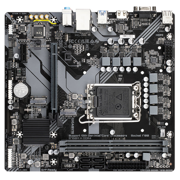 GIGABYTE B760M H DDR4 motherboard