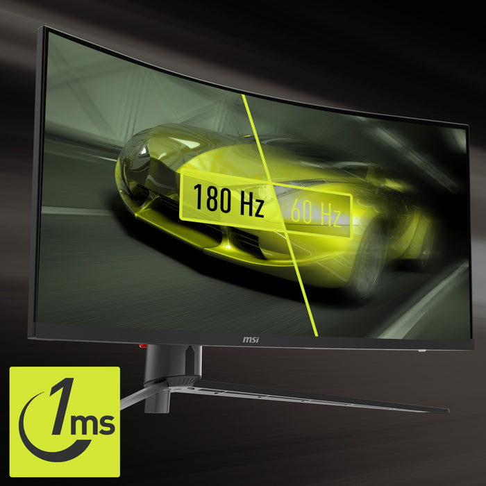 MSI MAG 345CQRDE computer monitor 86.4 cm (34") 3440 x 1440 pixels UltraWide Dual Quad HD Black