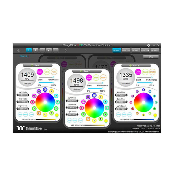 Sistema de refrigeração por computador Thermaltake CL-F056-PL14SW-A