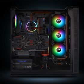 Sistema de refrigeración para ordenador Thermaltake CL-F080-PL14SW-A