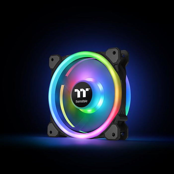 Ventilador de radiador Thermaltake Riing Trio de 12 LED RGB TT Premium Edition