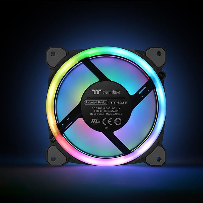 Ventilador de radiador Thermaltake Riing Trio de 12 LED RGB TT Premium Edition
