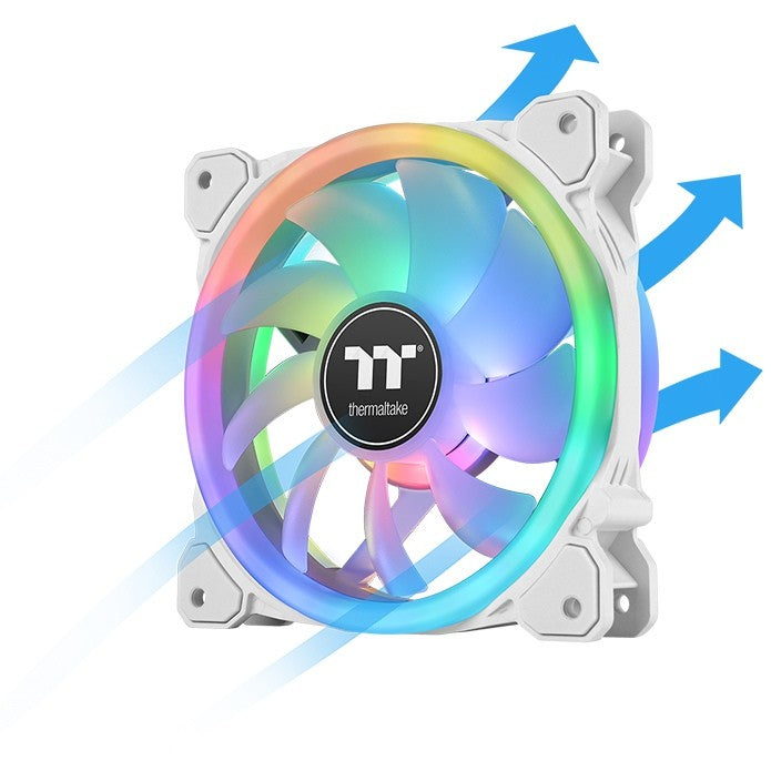Ventilador de radiador Thermaltake SWAFAN 12 RGB TT Premium Edition Blanco