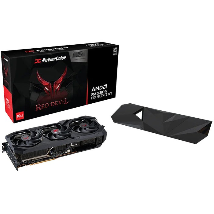 Edición especial con placa trasera PowerColor Red Devil para Radeon RX 9070 XT
