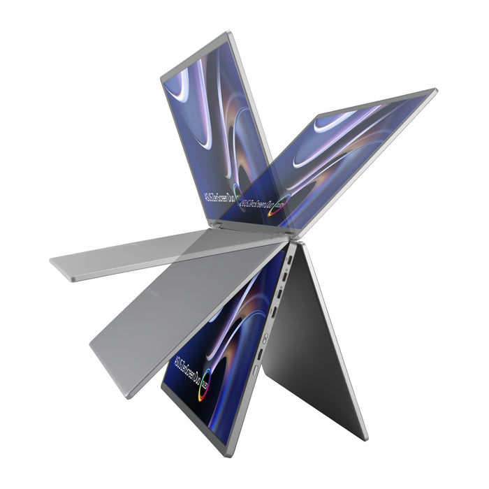 ASUS ZenScreen Duo OLED MQ149CD computer monitor 35.6 cm (14") 1920 x 1200 pixels WUXGA Silver