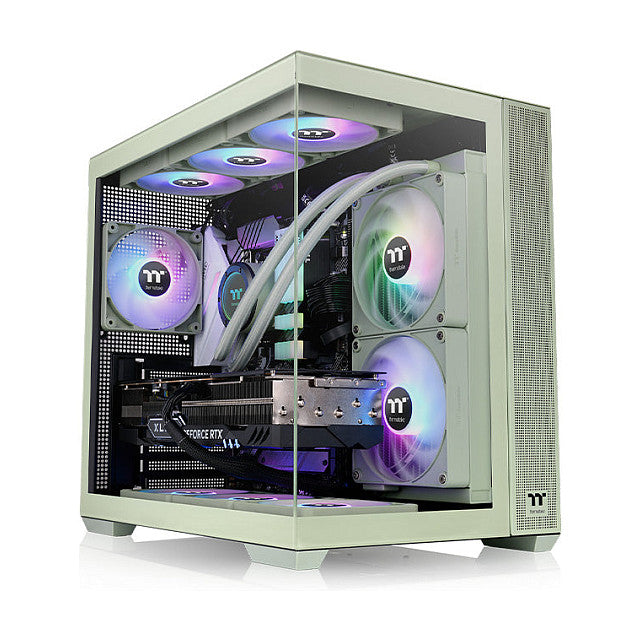 Ventilador Thermaltake View 380 TG ARGB Matcha Green