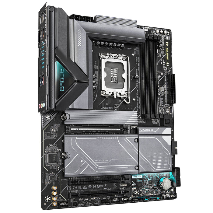 GIGABYTE Z890 EAGLE Motherboard - Supports Intel Core Ultra (Series 2) CPUs, 14+1+2 phases VRM, up to 8800MHz DDR5 (OC), 1xPCIe 5.0 M.2 + 3xPCIe 4.0 M.2, 2.5GbE LAN, USB4