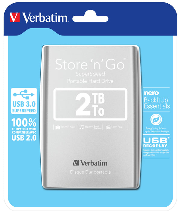 Verbatim Store 'n' Go external hard drive
