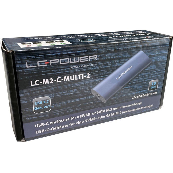 Carcasa de unidad de almacenamiento LC-Power LC-M2-C-MULTI-2