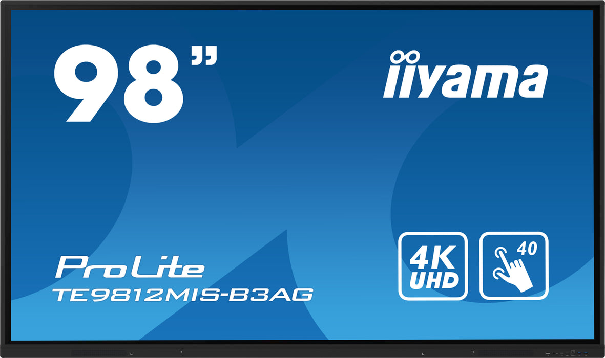 Visor de sinalização iiyama TE9812MIS-B3AG