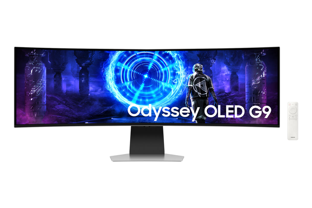 Samsung S49DG950SU computer monitor 124.5 cm (49") 5120 x 1440 pixels Dual QHD OLED Silver