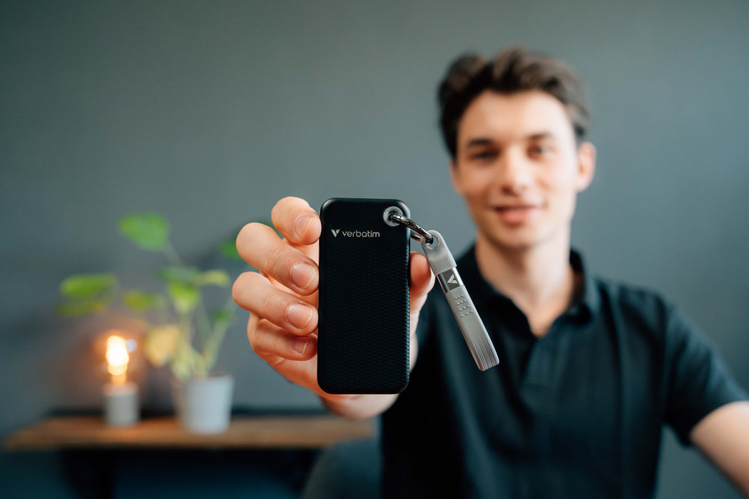 Verbatim Pocket SSD USB 3.2 Gen 2 1TB Black/Grey
