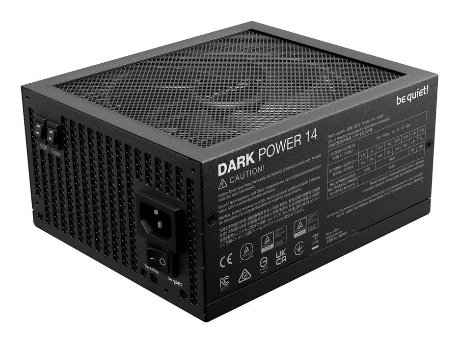 be quiet! Dark Power 14 850 W - 80 Plus Titanium power supply unit 20+4 pin ATX ATX Black