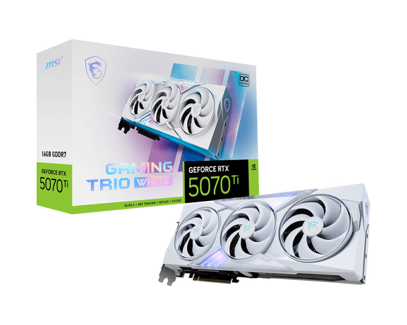 MSI GeForce RTX 5070 Ti 16G GAMING TRIO OC WHITE