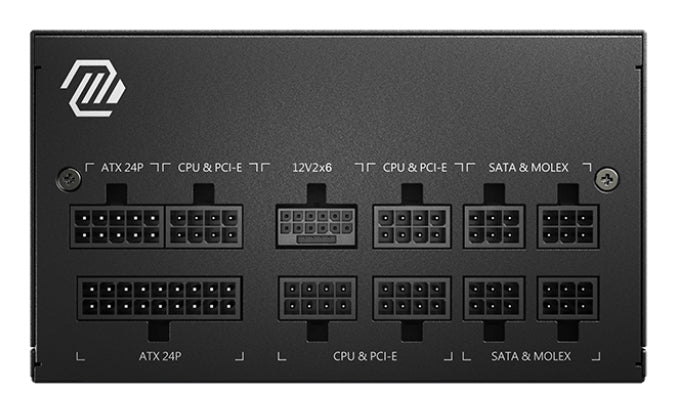 MSI MAG A850GL PCIE5 power supply unit 850 W 20+4 pin ATX ATX Black