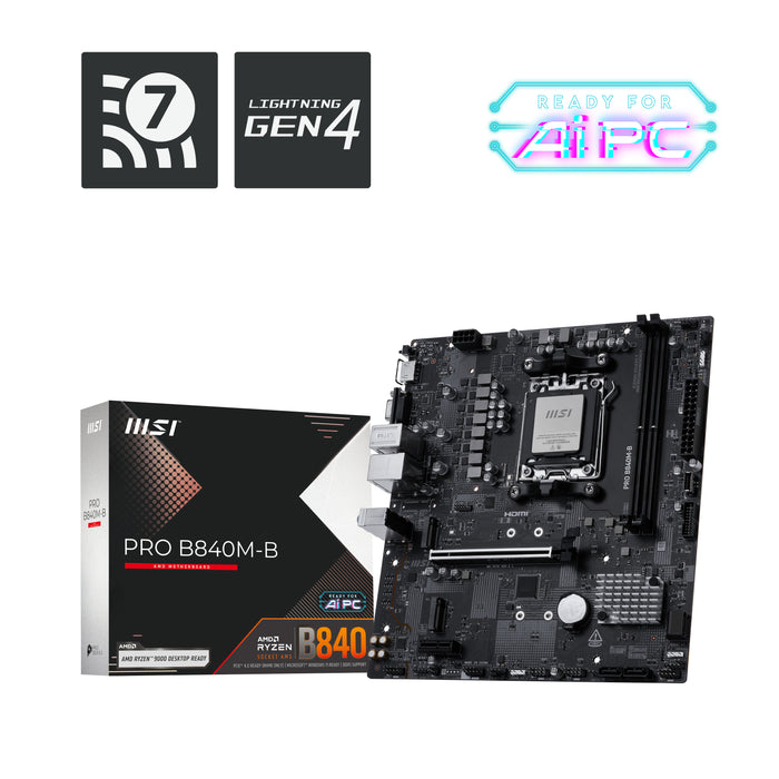 MSI PRO B840M-B motherboard