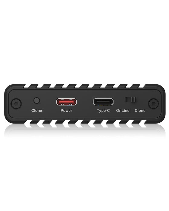 ICY BOX IB-2817MCL-C31 SSD enclosure Black M.2 USB powered