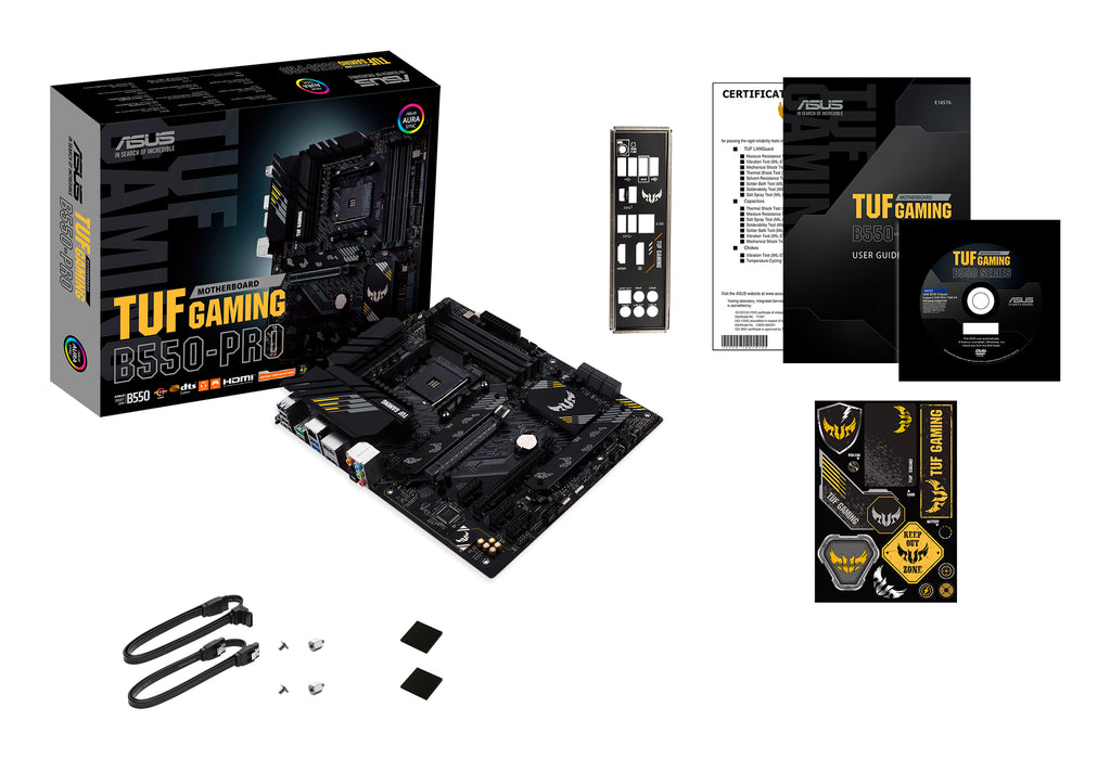 ASUS TUF GAMING B550-PRO AMD B550 Socket AM4 ATX