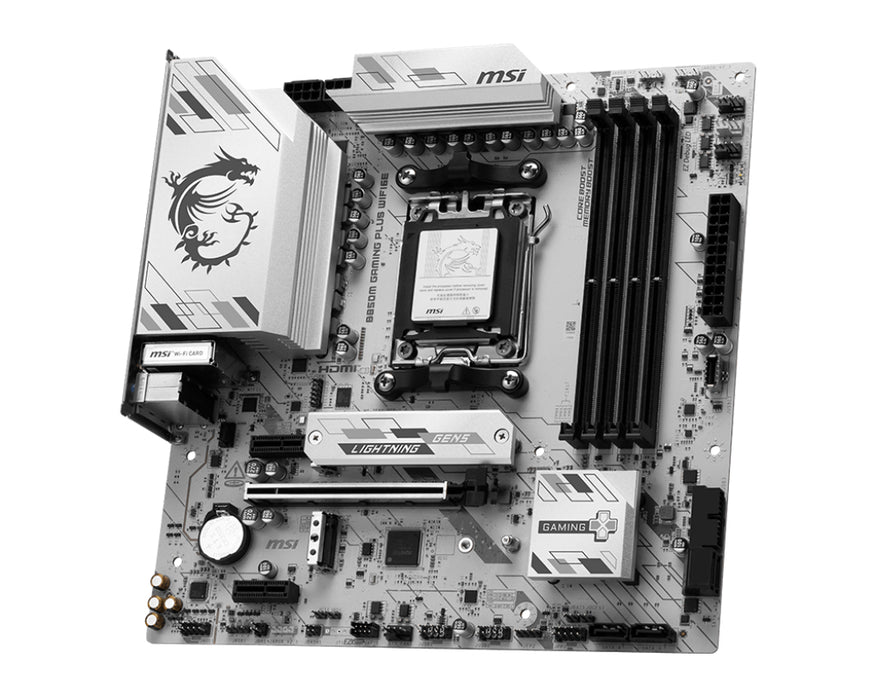 MSI B850M GAMING PLUS WIFI6E motherboard AMD B850 Socket AM5 micro ATX