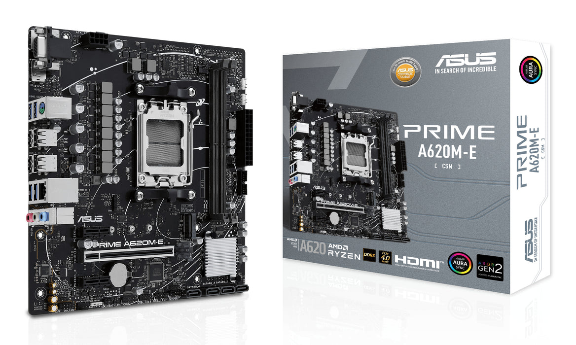 ASUS PRIME A620M-E-CSM AMD A620 Socket AM5 micro ATX