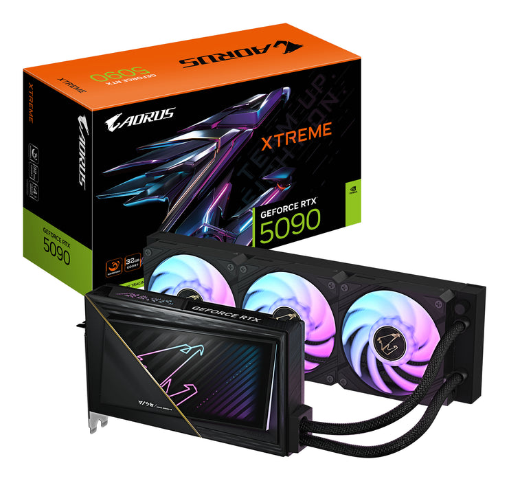 Tarjeta gráfica GIGABYTE AORUS GeForce RTX 5090 XTREME WATERFORCE de 32 GB