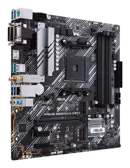 ASUS PRIME B550M-A WIFI II AMD B550 Socket AM4 micro ATX