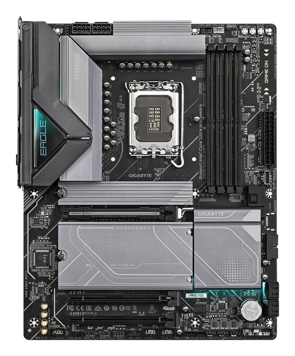 GIGABYTE Z890 EAGLE WIFI7 Motherboard - Supports Intel Core Ultra (Series 2) CPUs, 14+1+2 phases VRM, up to 8800MHz DDR5 (OC), 1xPCIe 5.0 + 3xPCIe 4.0, Wi-Fi 7, 2.5GbE LAN, USB 4