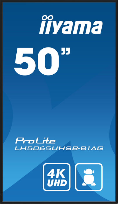 Visor de sinalização iiyama LH5065UHSB-B1AG