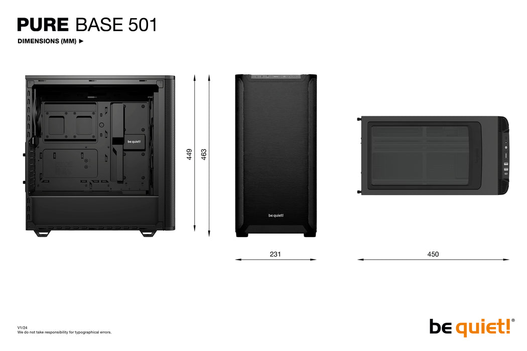 Fique quieto! PURE BASE 501 Preto