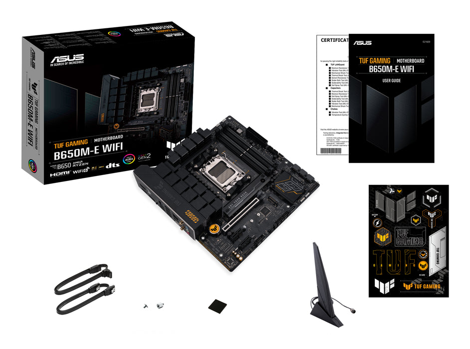 ASUS TUF GAMING B650M-E WIFI AMD B650 Socket AM5 micro ATX
