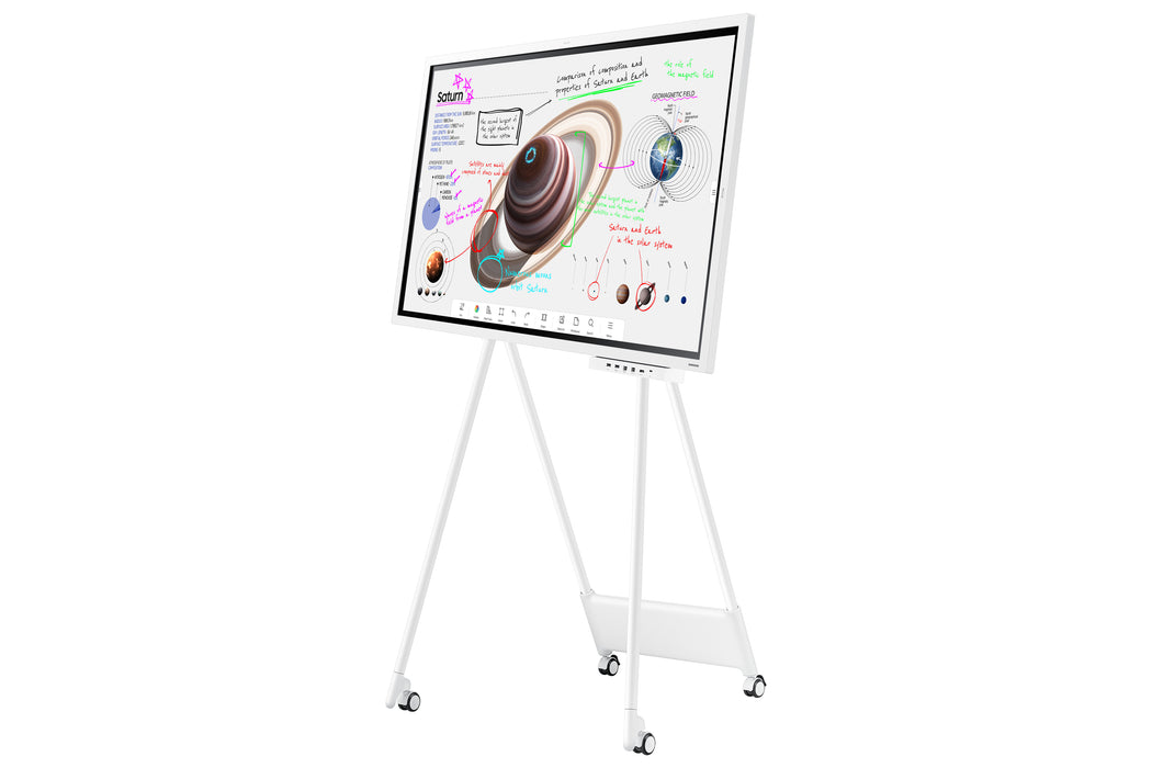 Samsung WM65B interactive whiteboard 165.1 cm (65") 3840 x 2160 pixels Touchscreen Grey, White