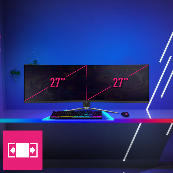 MSI MPG 491CQPDE QD-OLED computer monitor