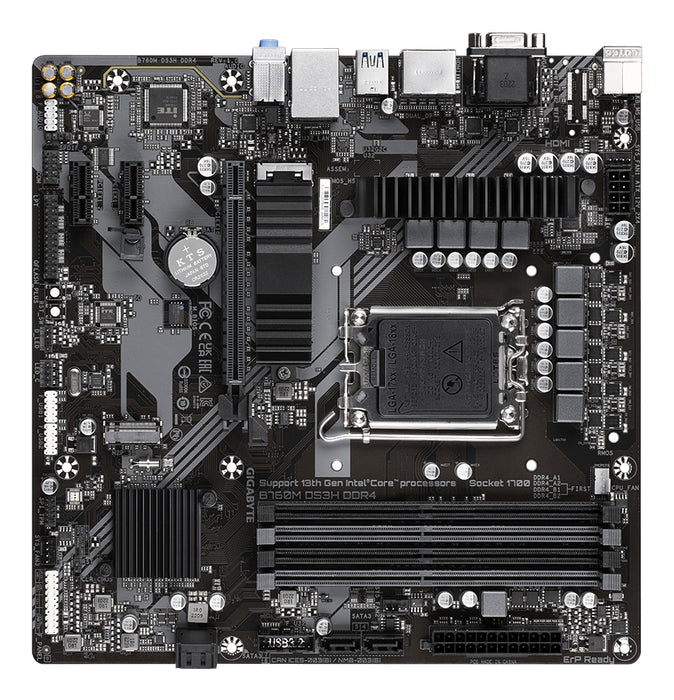 GIGABYTE B760M DS3H DDR4 motherboard