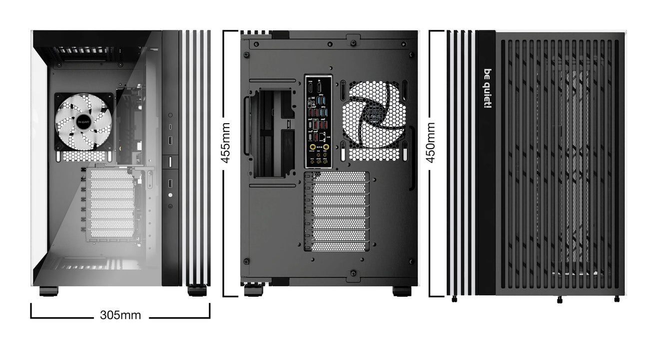 ¡Silencio! Base luminosa 600 LX negra