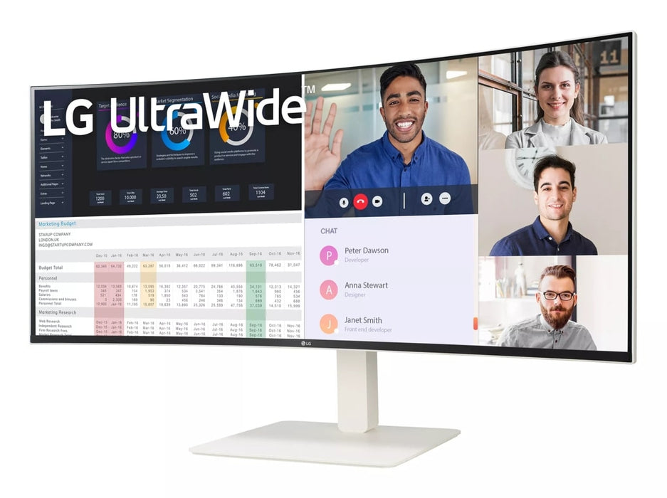 Monitor de computador LG 38WR85QC-W